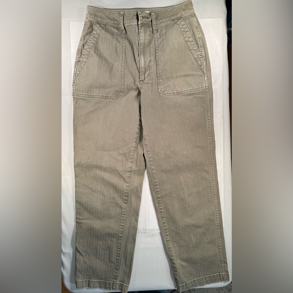 Madewell Utility Pants in Olive Taupe